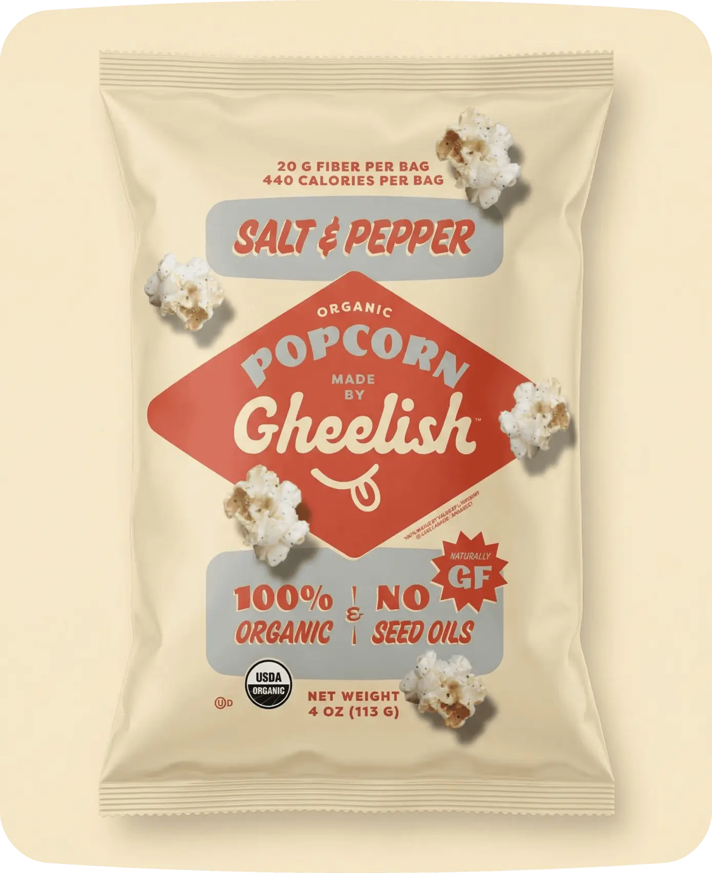 Salt & Pepper Organic Popcorn