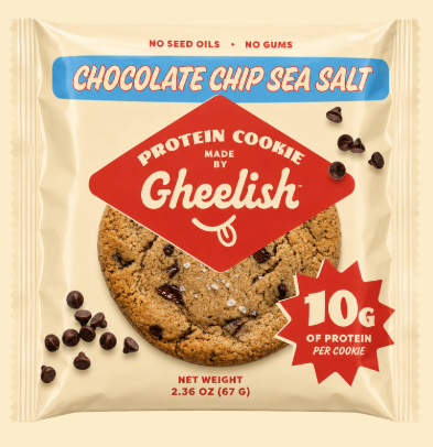 Chocolate Chip Sea Salt protein cookie package