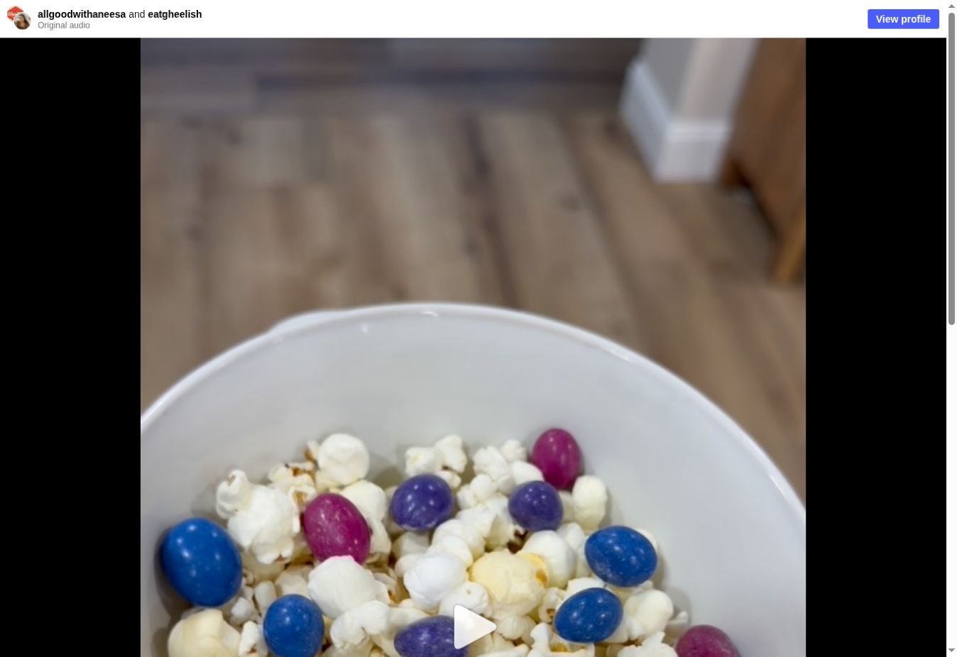 Sweet & Salty Movie-Night Bowl shared by @allgoodwithaneesa × @eatgheelish