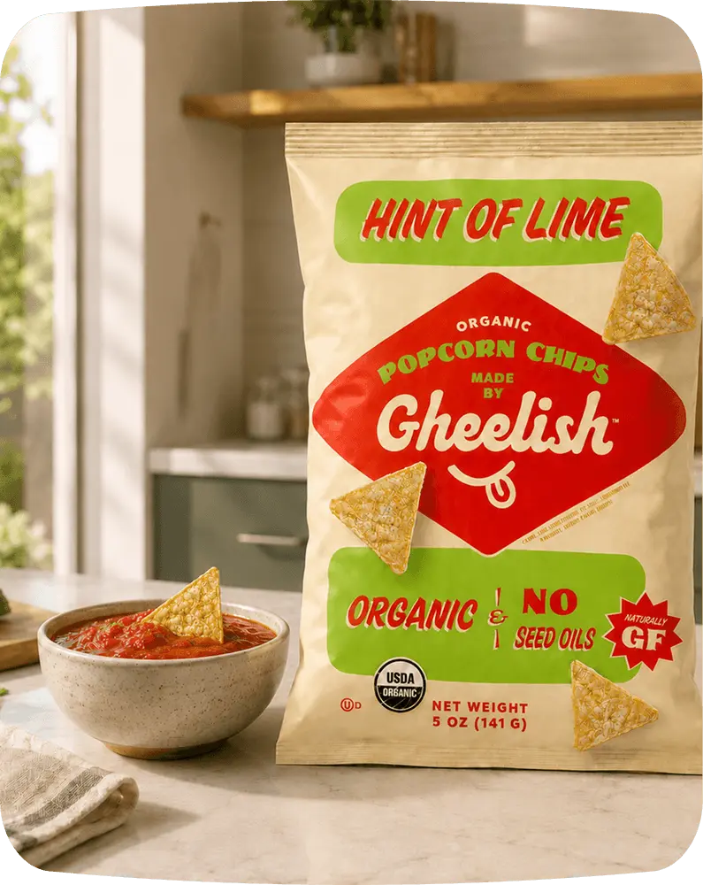 Hint of Lime Gheelish snack bag