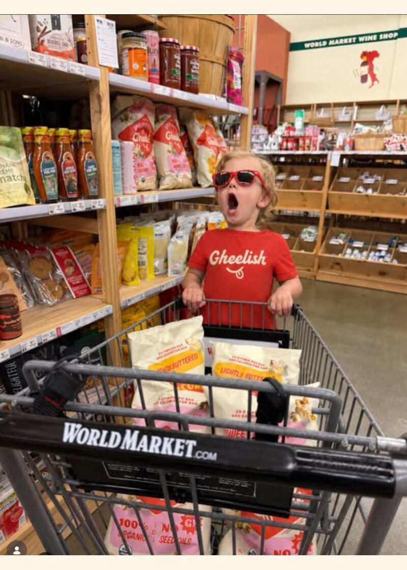 A young Gheelish shopper at World Market