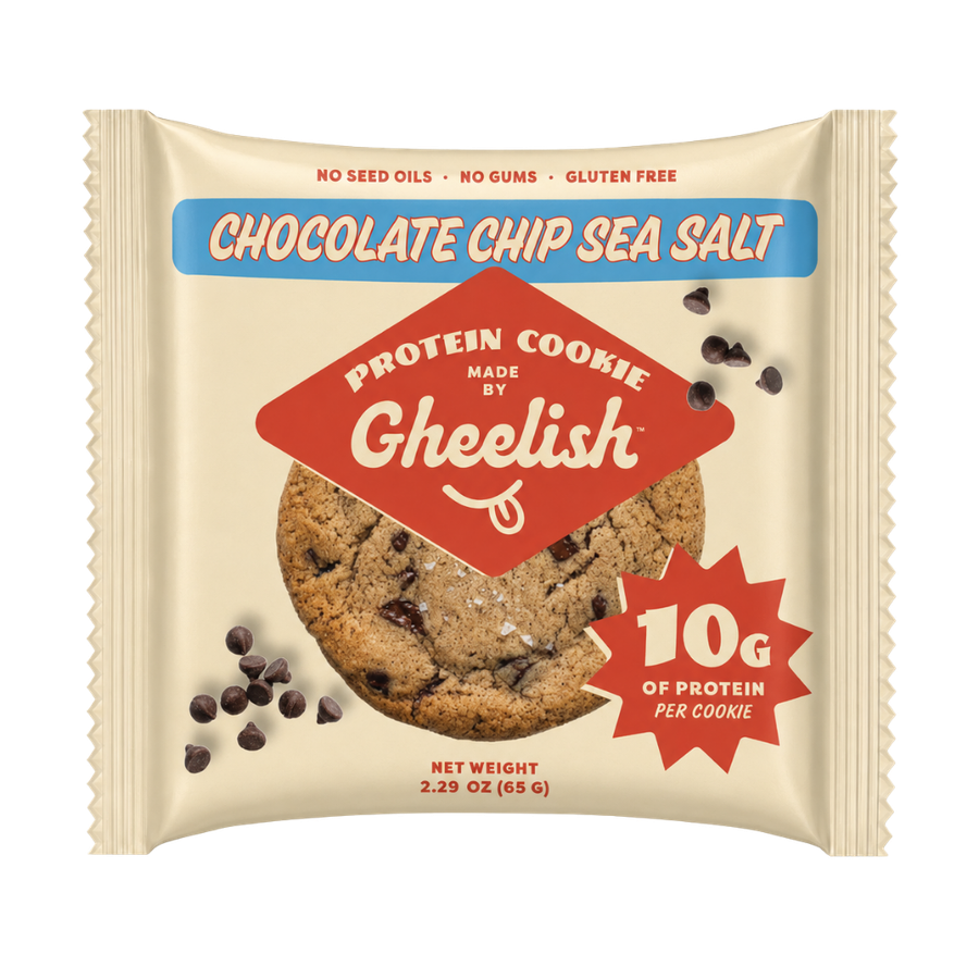 Chocolate Chip Sea Salt protein cookie package
