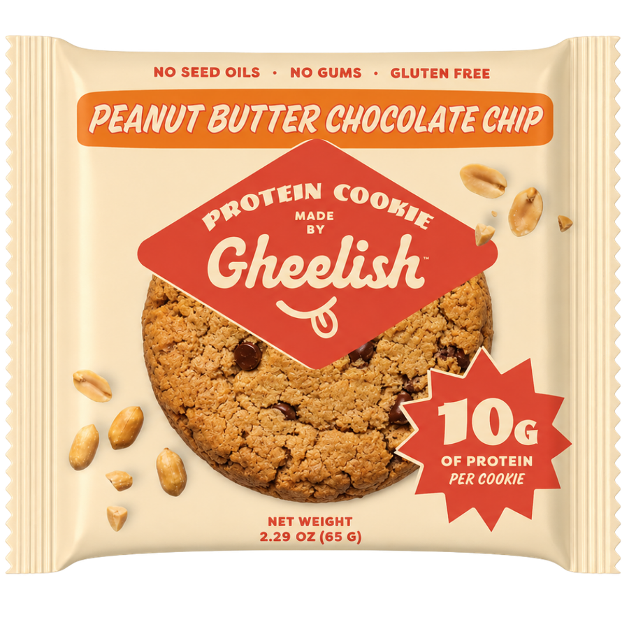 Peanut Butter Chocolate Chip protein cookie package